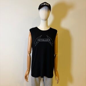 Metallica Graphic Muscle Tank Top Black Men's XL Bravado